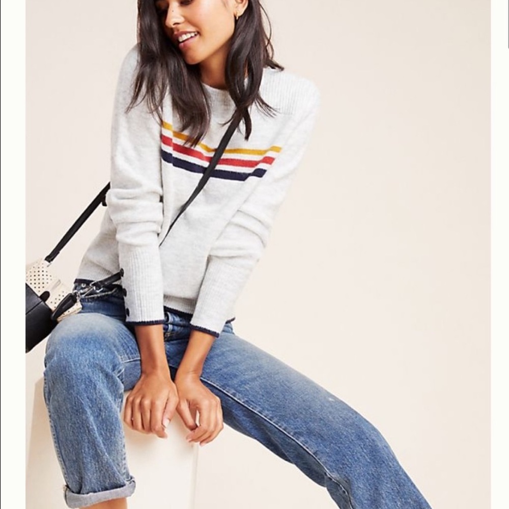Cupcakes and Cashmere Mikayla Striped Sweater